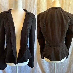 White House Black Market Black Blazer Sleek Formal Design
